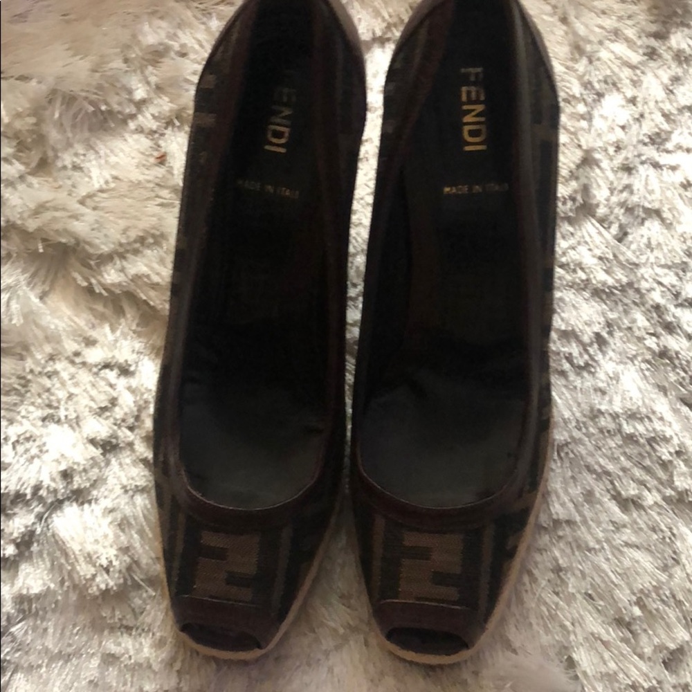 Wedge Fendi shoe